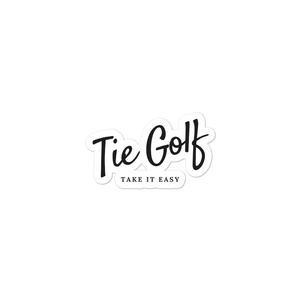 TIE Golf Logo Sticker