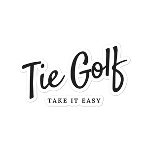TIE Golf Logo Sticker