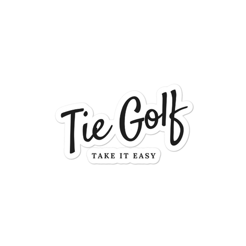 TIE Golf Logo Sticker